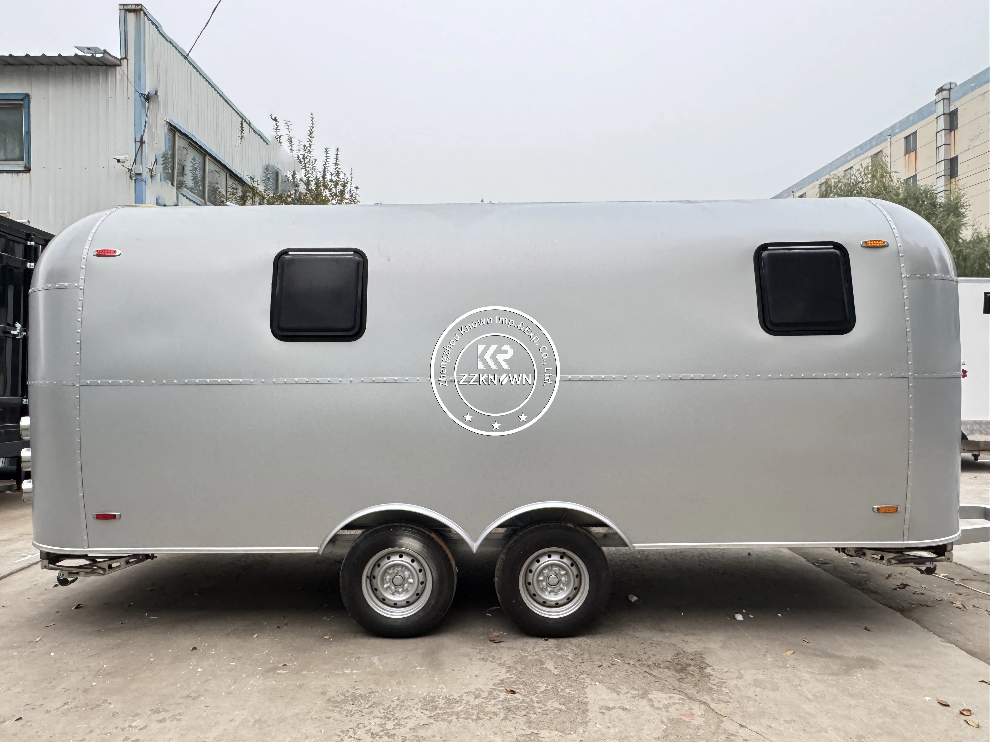 Diskon keranjang kopi Outdoor dapur Penuh Trailer es krim seluler truk Pizza Makanan Cepat kelonggaran