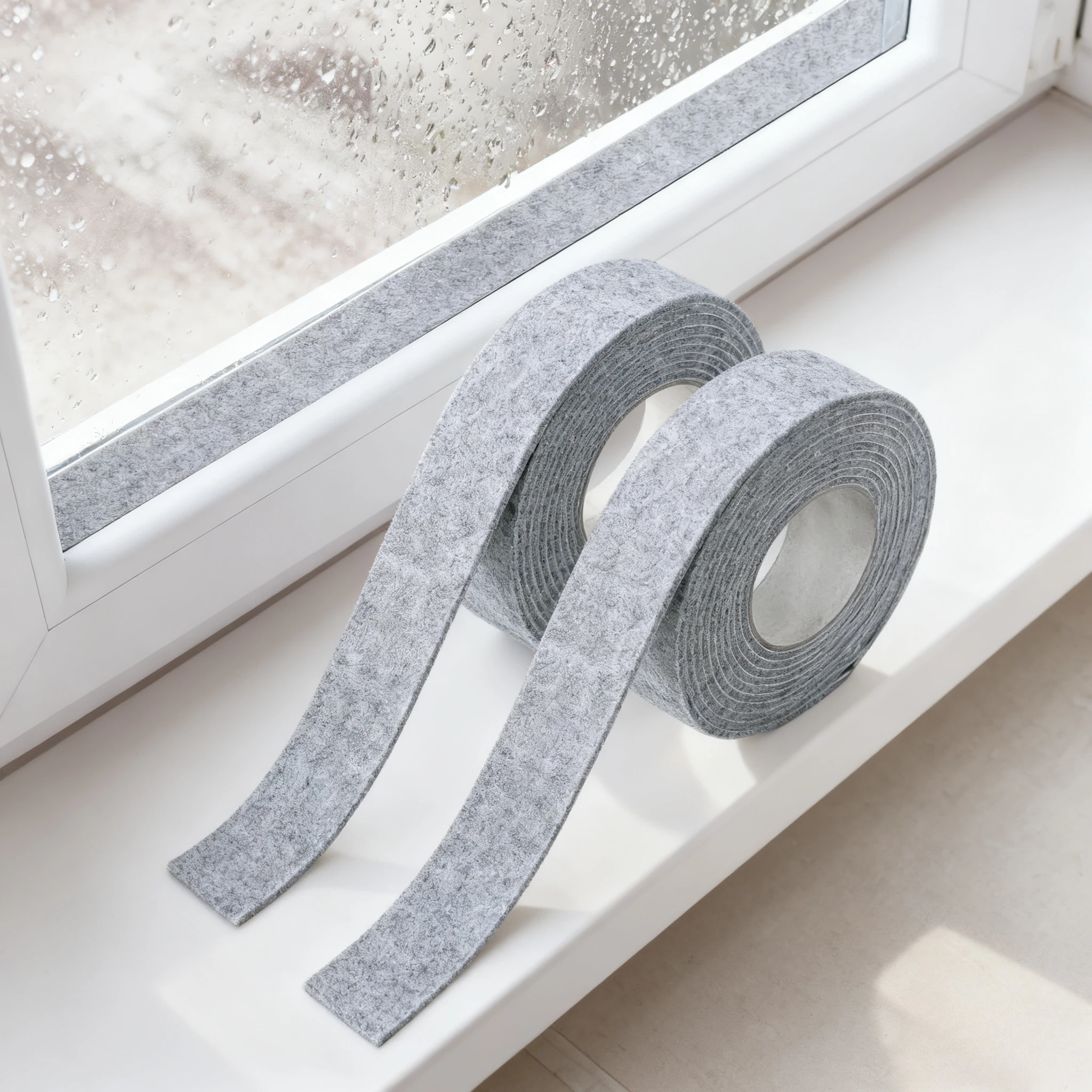 4mm Thickened Felt Window Anti-Condensation Sticker - Self-Adhesive Water Absorbing Film for Glass, Winter Window Accessories