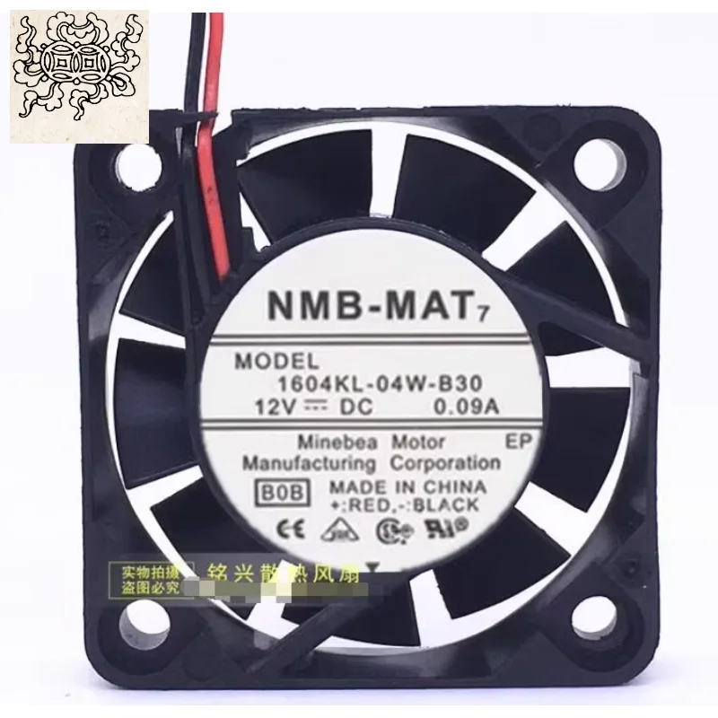 Ltsf ل NMB 1604KL-04W-B30 تيار مستمر 12 فولت 0.09A 40x40x10 مللي متر 2-سلك مروحة تبريد الخادم #1