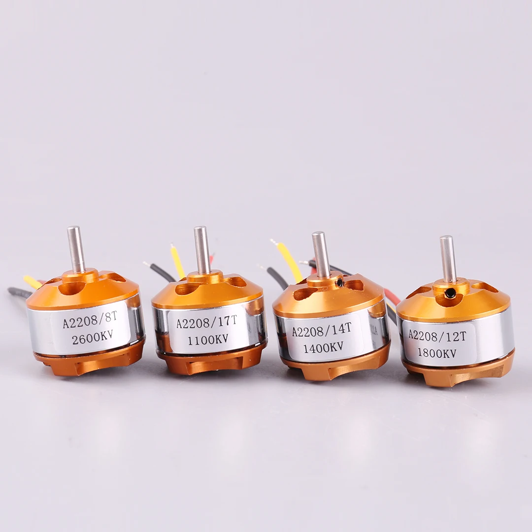 brushless motor A2208 2208 motor KV 1100 1400 1800 2600 brush less motor fixed wing airplane car boar model drone motor