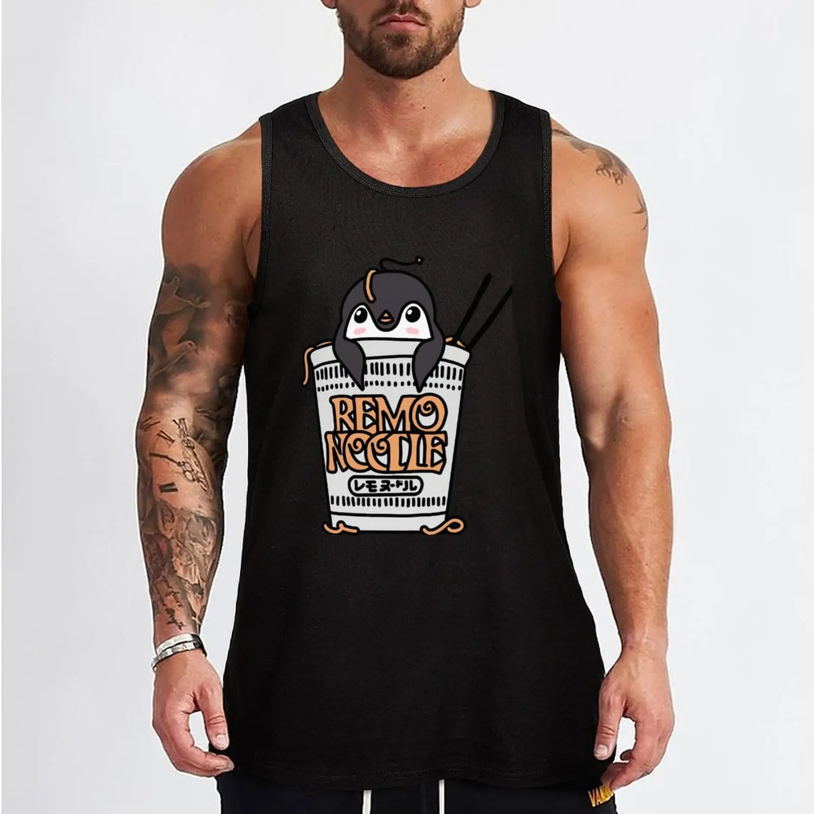 Cup Noodle / カップヌードル Tank Top mens gym clothes Male clothes gym shirt man