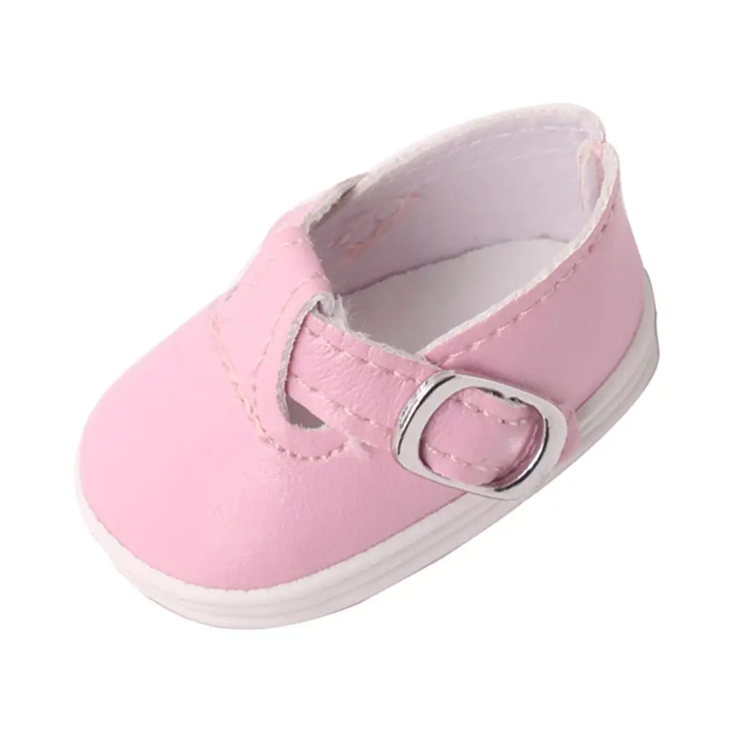 Dolls Shoes for Mel-chan Mellchan Baby Doll, for 9-12inch Reborn Doll, Stylish Flats Sneakers, PU Leather