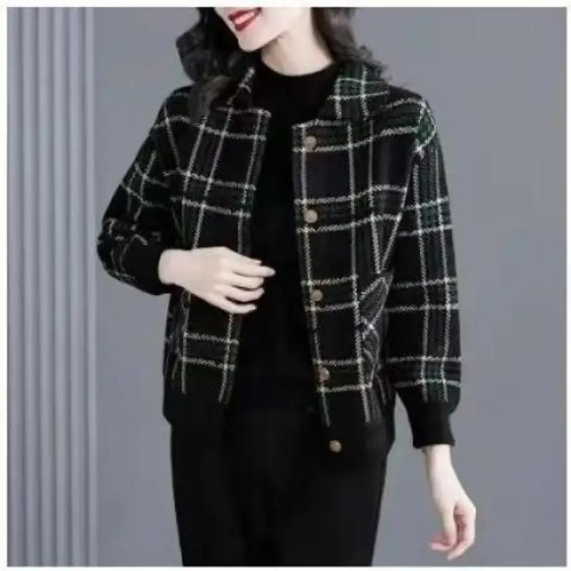 

Woolen Coat Women's Short Autumn Wear 2025 New Loose Black Casual Woolen Jackets