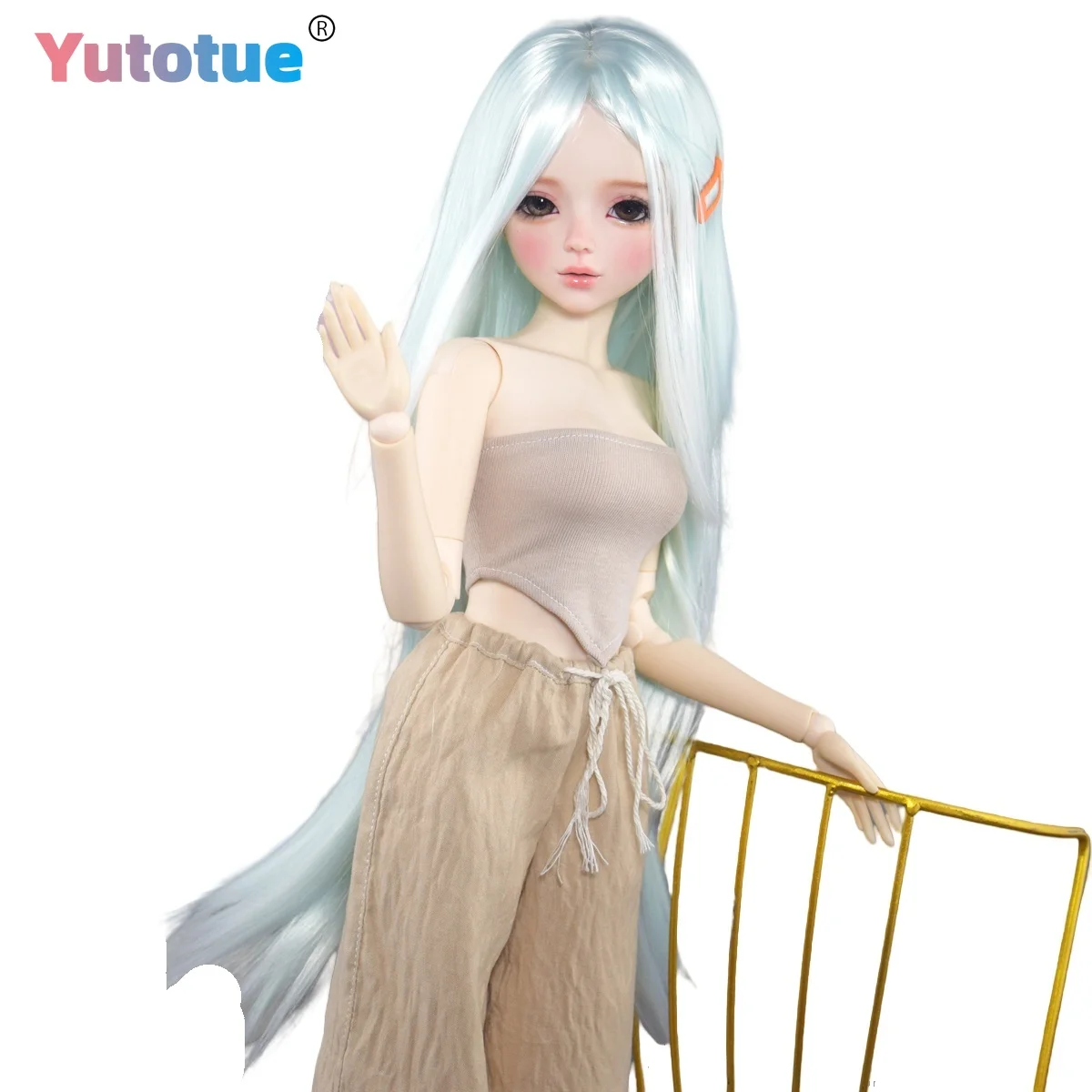 

YUTOTUE 56 см высота женская кукла ручная роспись макияж модная одежда парик полный комплект BJD кукла игрушка реалистичная