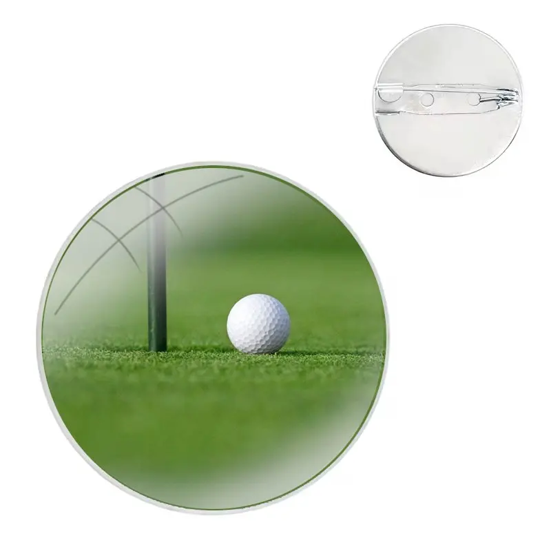 greatest Golf Balls Pins Badge Metal Brooches For Clothes Backpack Decoration gift