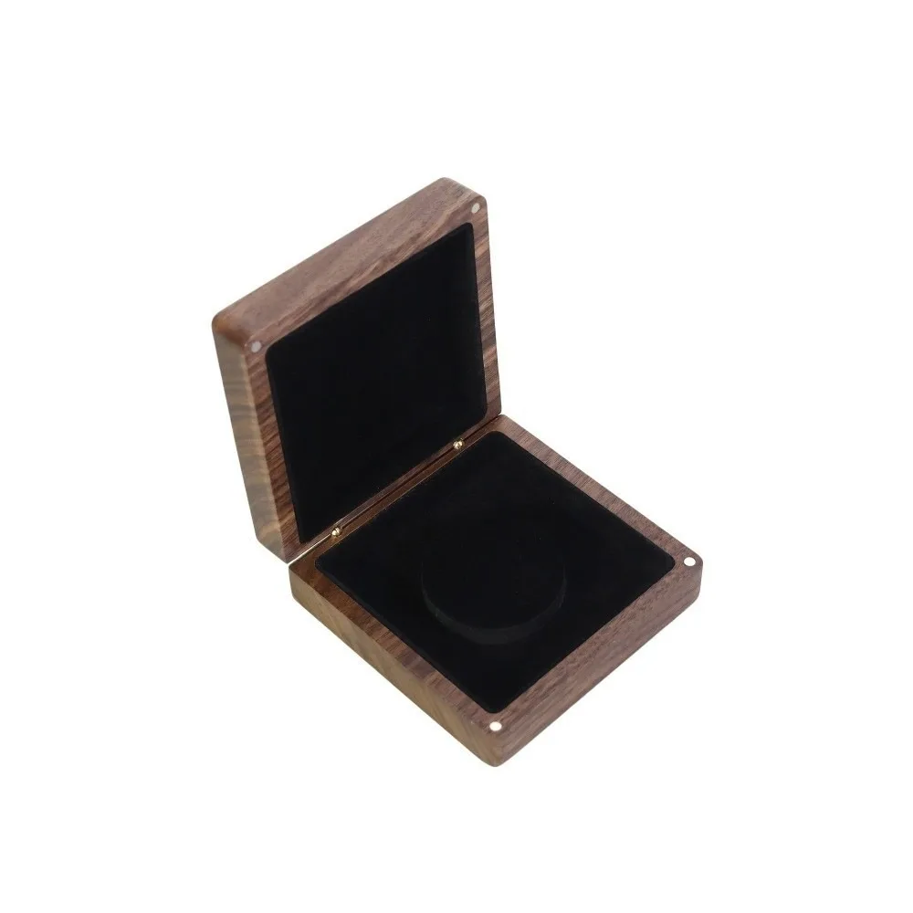 Simple Luxury Walnut Wooden Bracelet Holder Magnetic Anti-collision Hand Chain Box Square Packaging Jewelry Storage Case Gifts