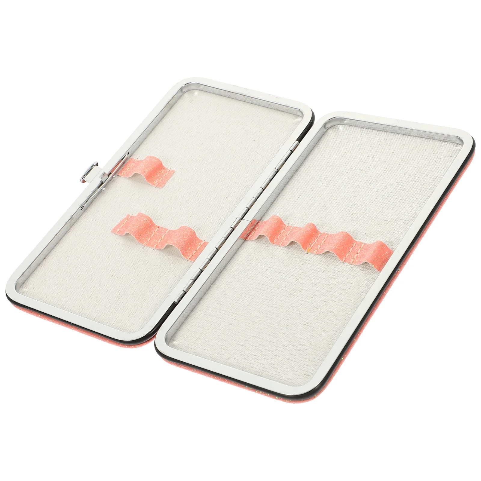 Eyelash Tweezers Box Magnetic Fabric Portable Storage Organizer Makeup Tool Case Lash Tweezer Holder Storage Container