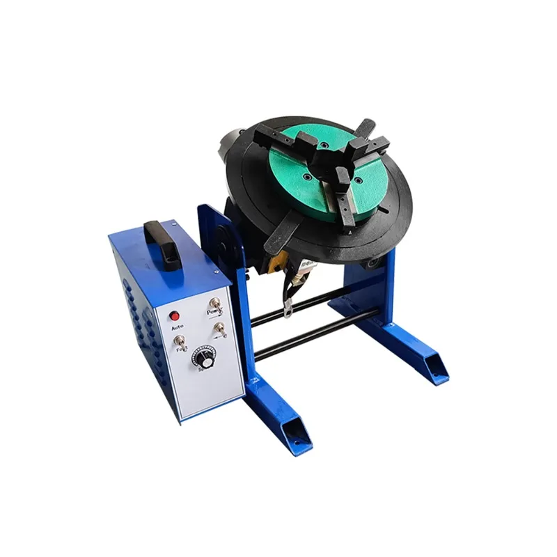 

Infinitely variable speed chuck, tube welding work turntable 50kg positioner