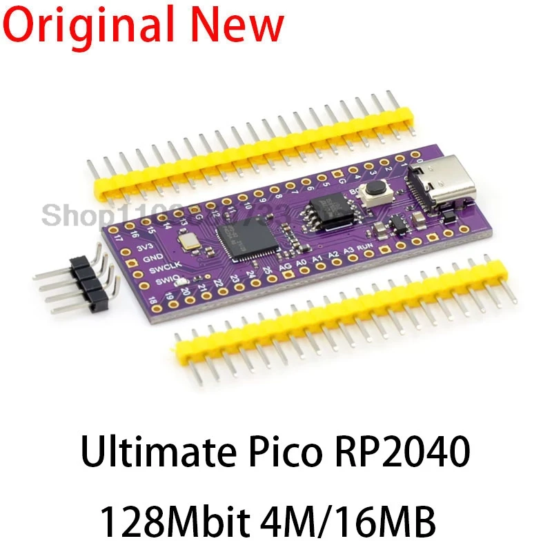 Ultieme Pico RP2040 128Mbit 16MB/4MB compatibel met Raspberry PI dual-core processors
