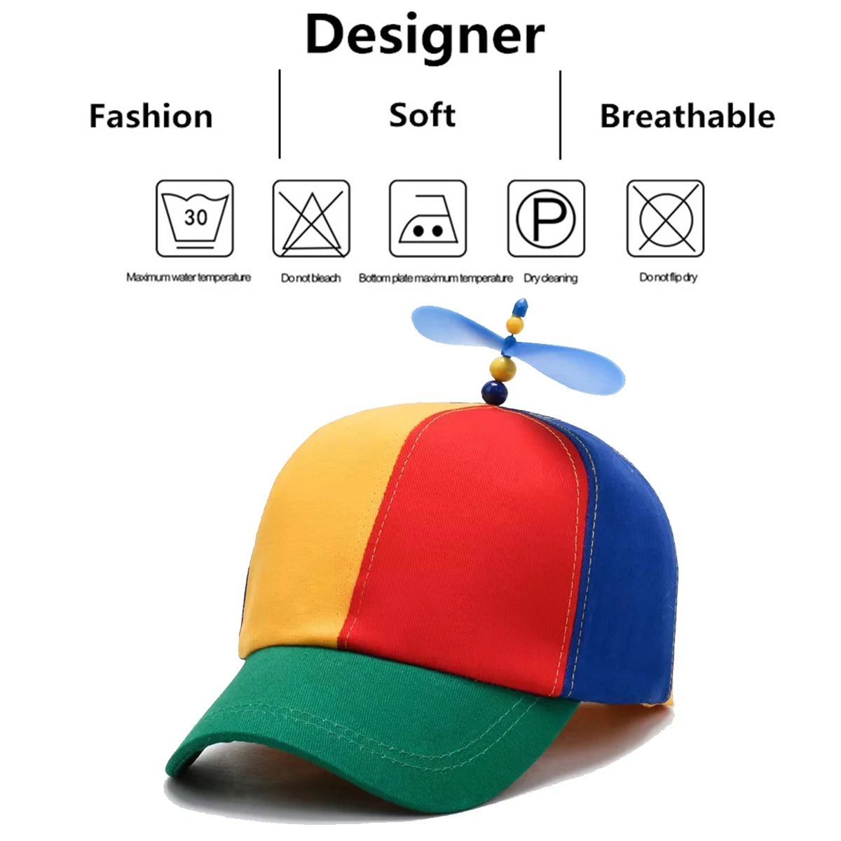 Unisex Propeller Splicing Baseball Caps Spring Autumn Outdoor Adjustable Casual Hats Sunscreen Hat