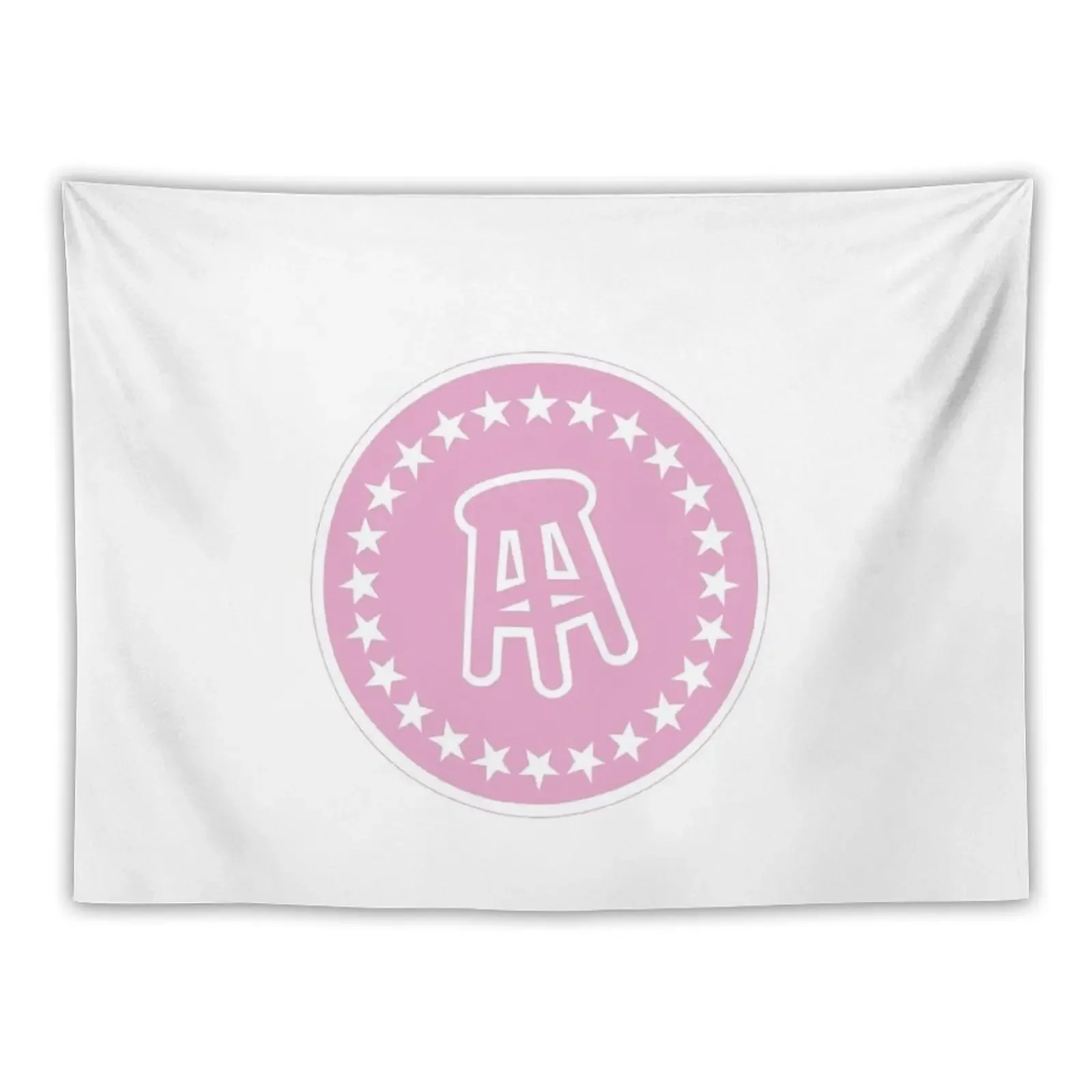 

Barstool Logo Pink Tapestry Decoration For Bedroom Home Decoration Tapestry