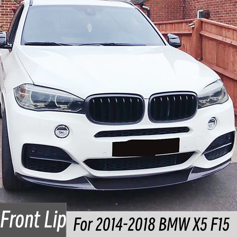 

For 2014-2018 BMW X5 F15 M Sport Front Bumper Splitter Lip BodyKit Diffuser Protector Guard Exterior Tuning Car Accessories