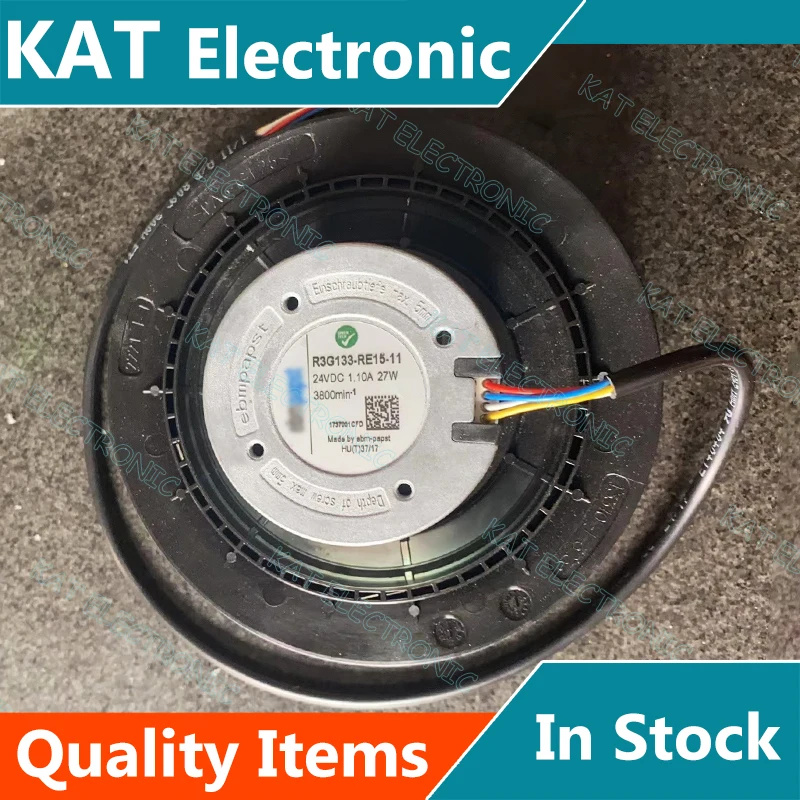 

R3G133-RE15-11 R3G133 Centrifugal Fan 24VDC 1.10A 27W New Original