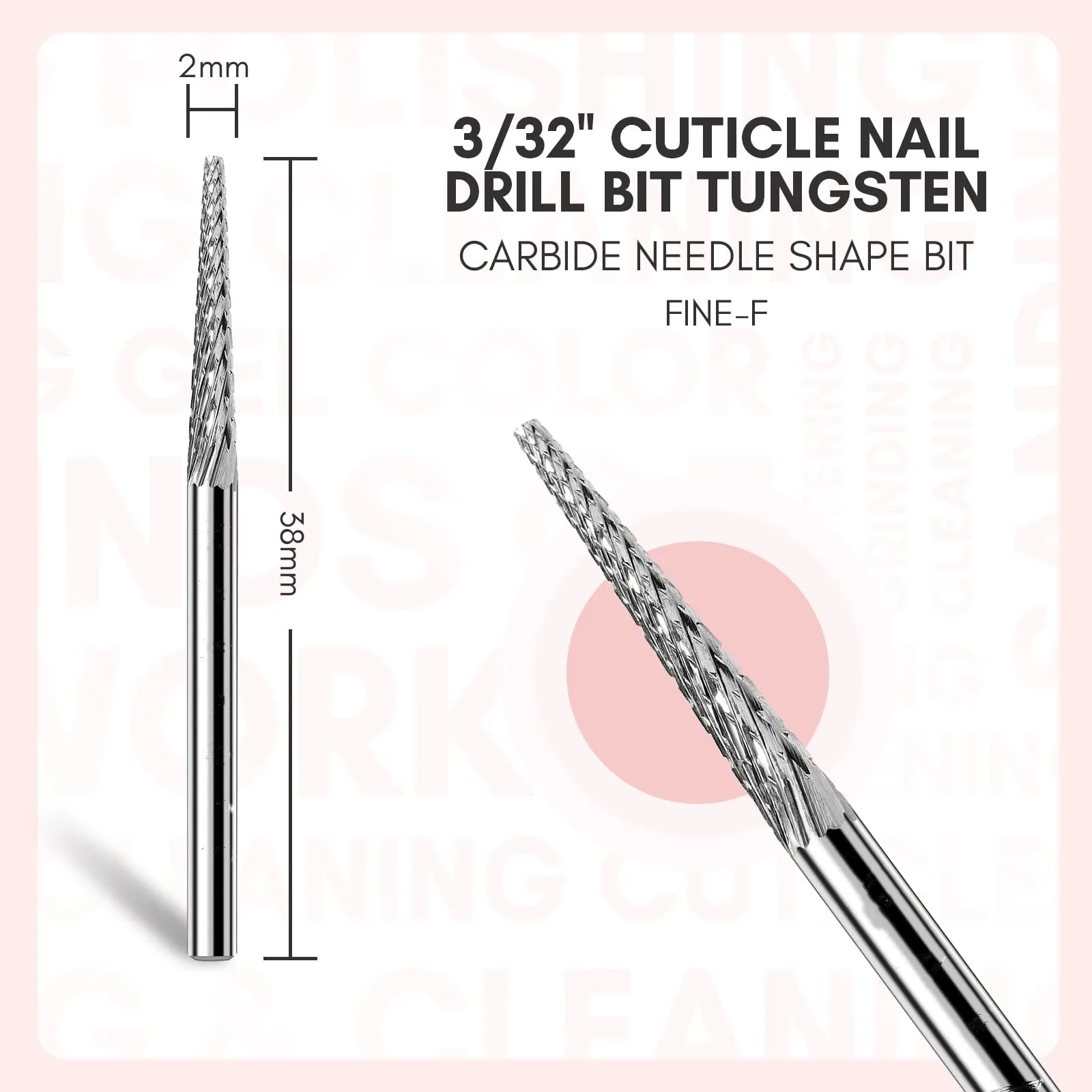 [2023 Upgarde] Nail Drill Bit 3/32