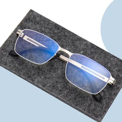 VKYEE High Quality Super Stretch Business Read Glasses Men Anti Blue Light Eyeglasses Square Ultralight Reading Glasses For Men
