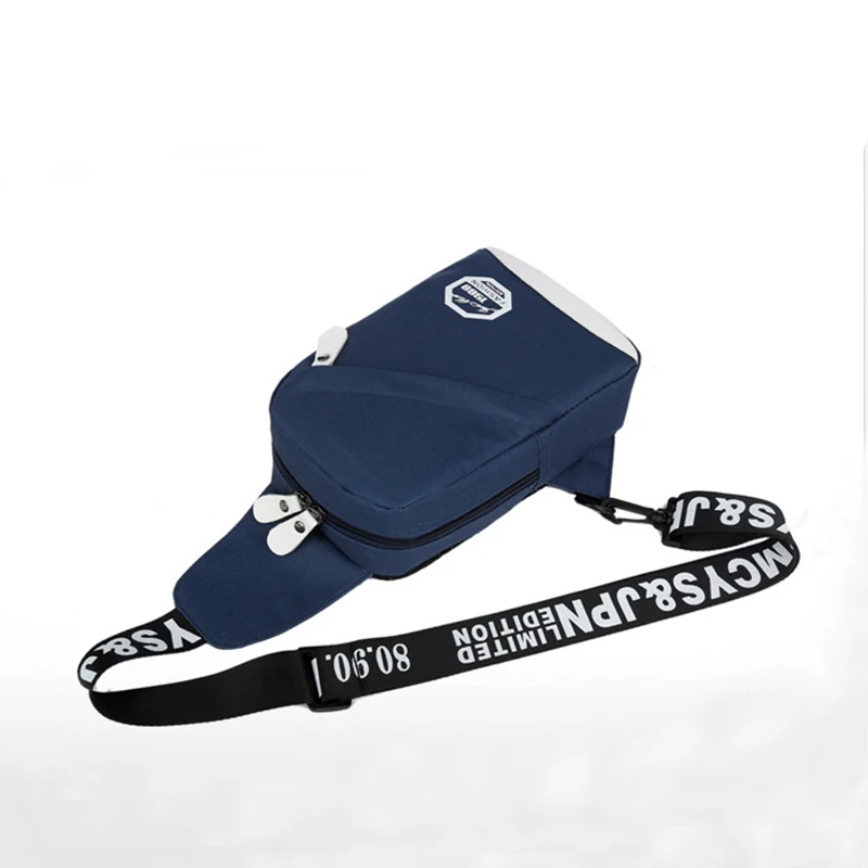 Practical Versatile Chest Bag for Daily Travel "1988 FASHION" Label Lightweight Adjustable-strap Casual Functional Sling Bag