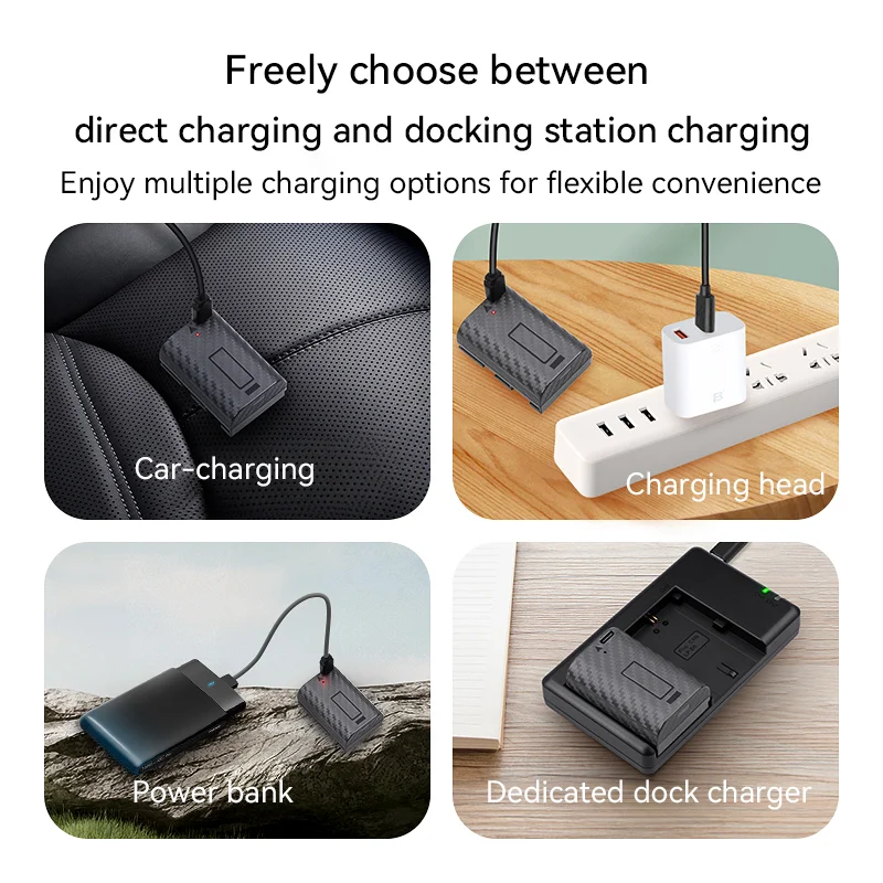 FB LP-E6NH Type-C Аккумулятор со стандартным портом для быстрой зарядки для Canon EOS R5C R6II R7 90D 80D 70D 60D 5D IV 5D III 5D II 7D II 6D II