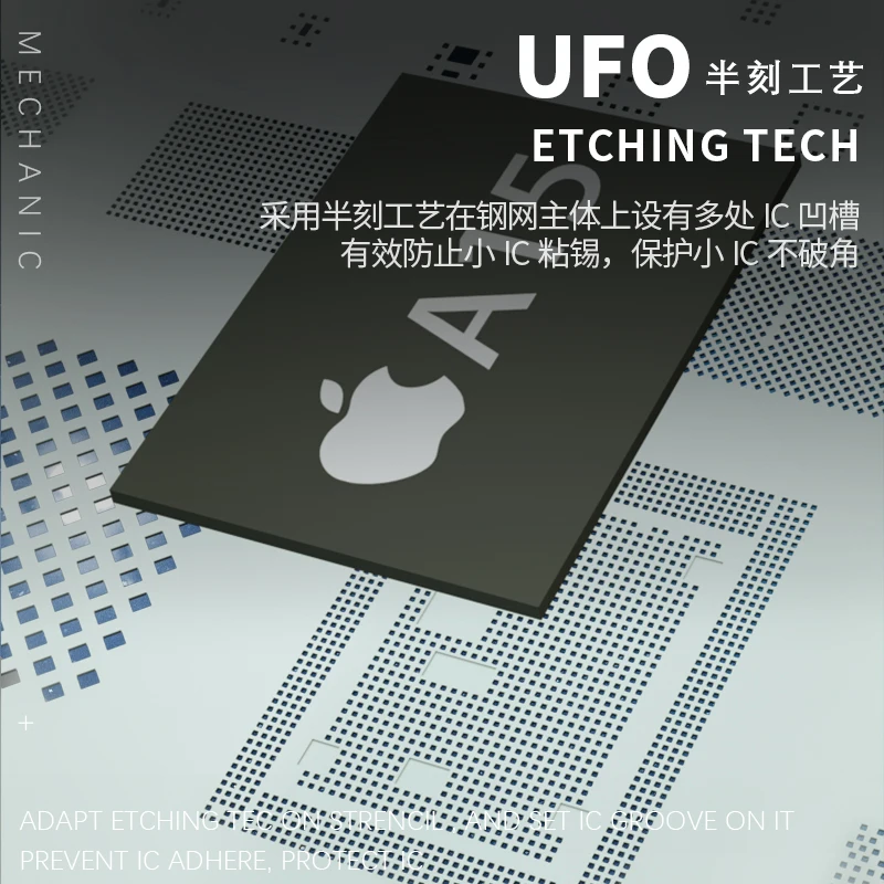 Tin planting net MECHANIC UFO Series IC Repair For  6-X XS XS Max XR 11 12 12 mini 12 Pro 12Pro Max 13 13 mini 13 Pro 13Pro Max