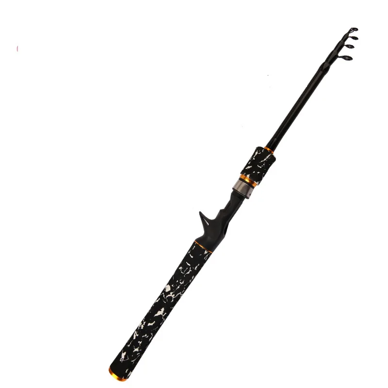 

Carbon telescopic luya rod M adjustment luya rod straight handle gun handle 2.1m sea fishing rod