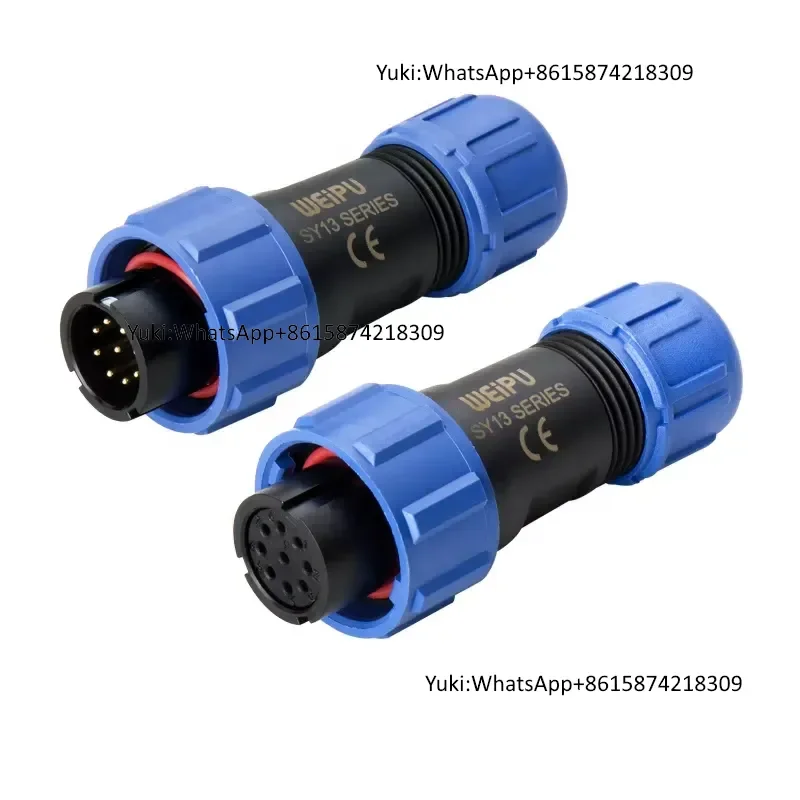 IP67 Waterproof 3Pin Bayonet Quick Locking Plastic Cable Connector 13mm WEIPU SY1310 SY1311 SY1312 Brass Contact 3pin