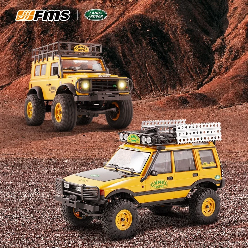In-Stock Fms Land Rover Camel Cup 1:24 Fcx24m Defender- D90/D110 Discovery Range Rover Rc Off-Road Vehicle Children'S Toys Gifts view 3