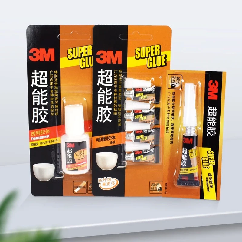 3M AD118 Glue Instant Dry Fast Drying Glue Bonding Plastic Rubber Metal 0.2g Quick Curing Adhesive