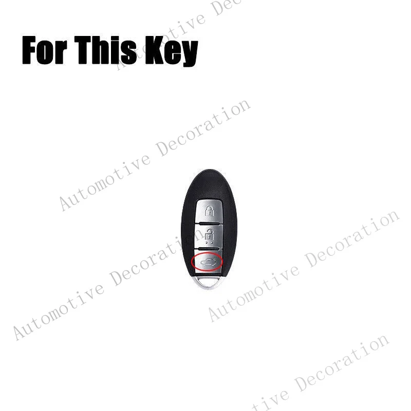 Z+ Alloy Leather Car Key Fob Case Cover For Nissan Altima Note For Infiniti Q50 Q60 view 2