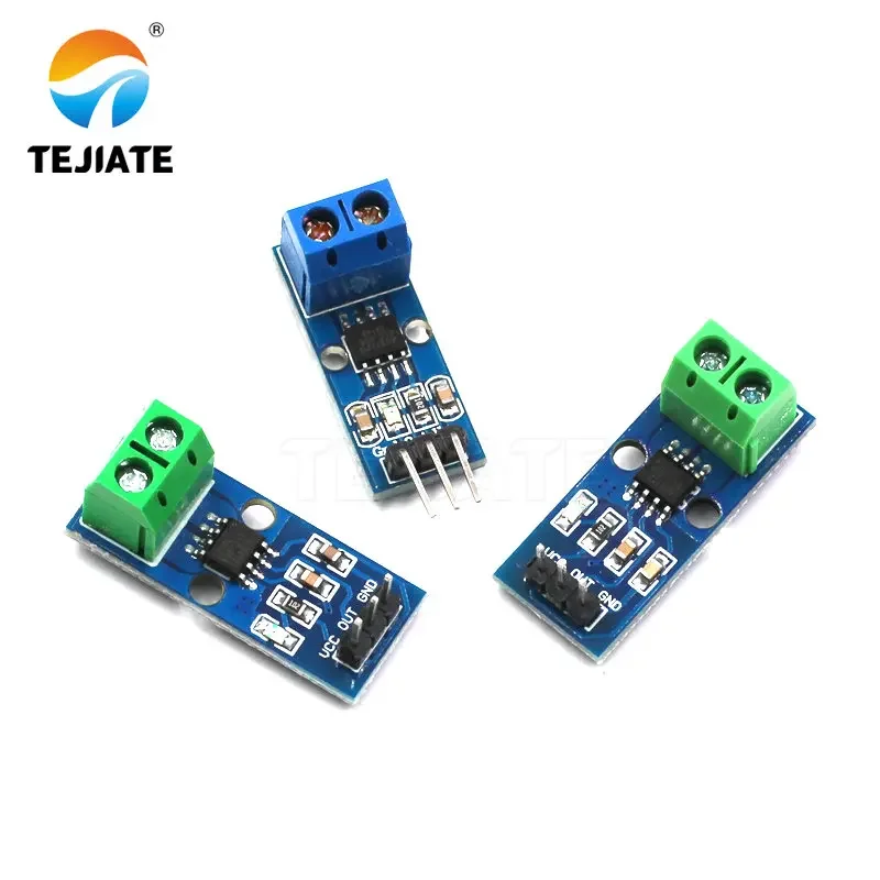 1 peça módulo sensor de corrente hall acs712 5/20/30a ACS712-05B placa modular de detecção de corrente de alcance