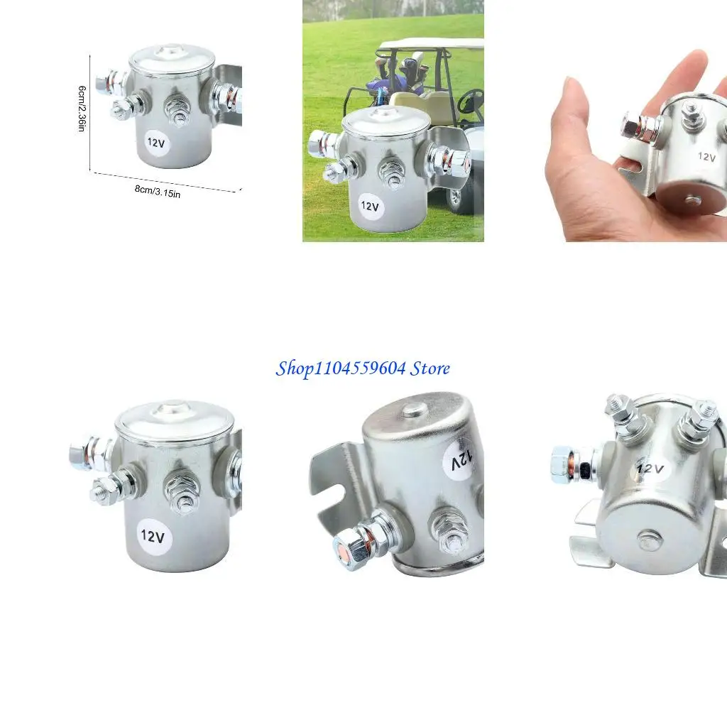 

12QM 12V 150A 4 Terminal Solenoid for 1114208/1114218 SWX-88 Club Car