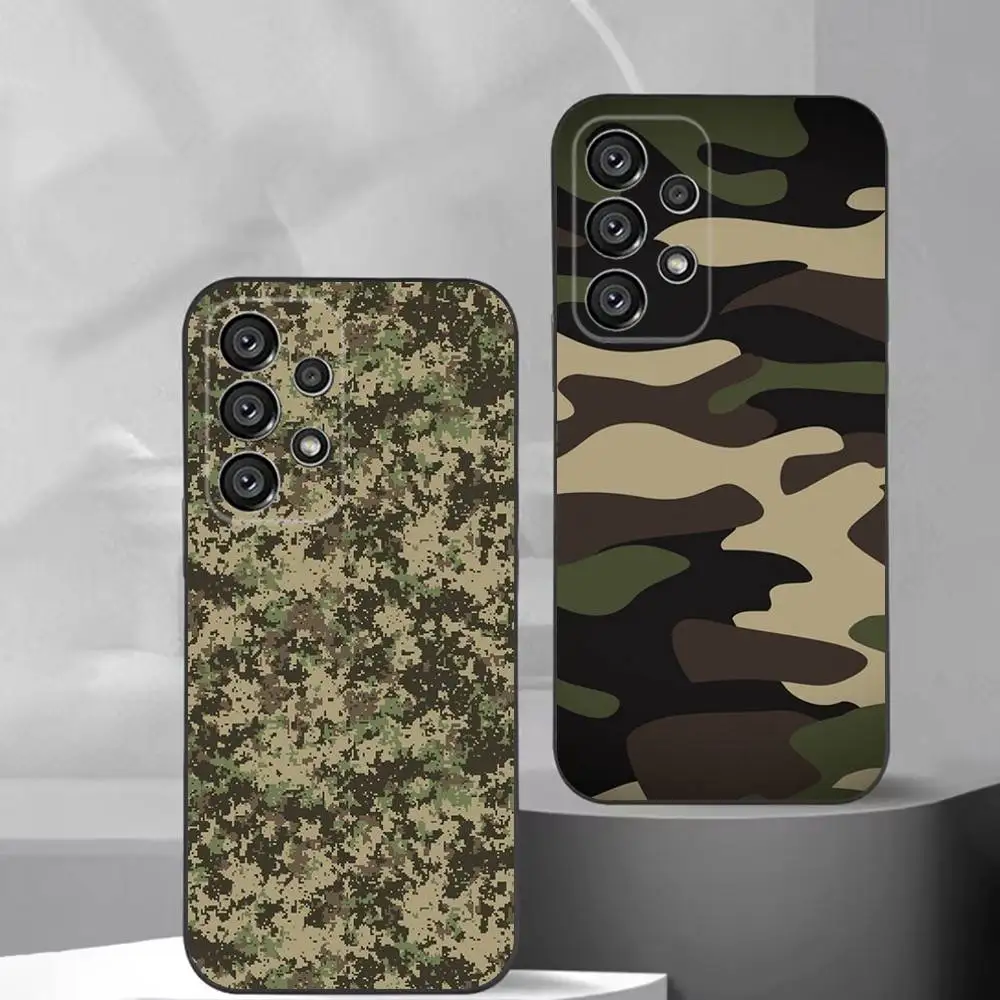 

Camouflage Camo Military Army Phone Case For Samsung S25,S24,S21,S22,S23,S30,Ultra,S20,Plus,Fe,Lite,Note,10,9,5G Black Cover