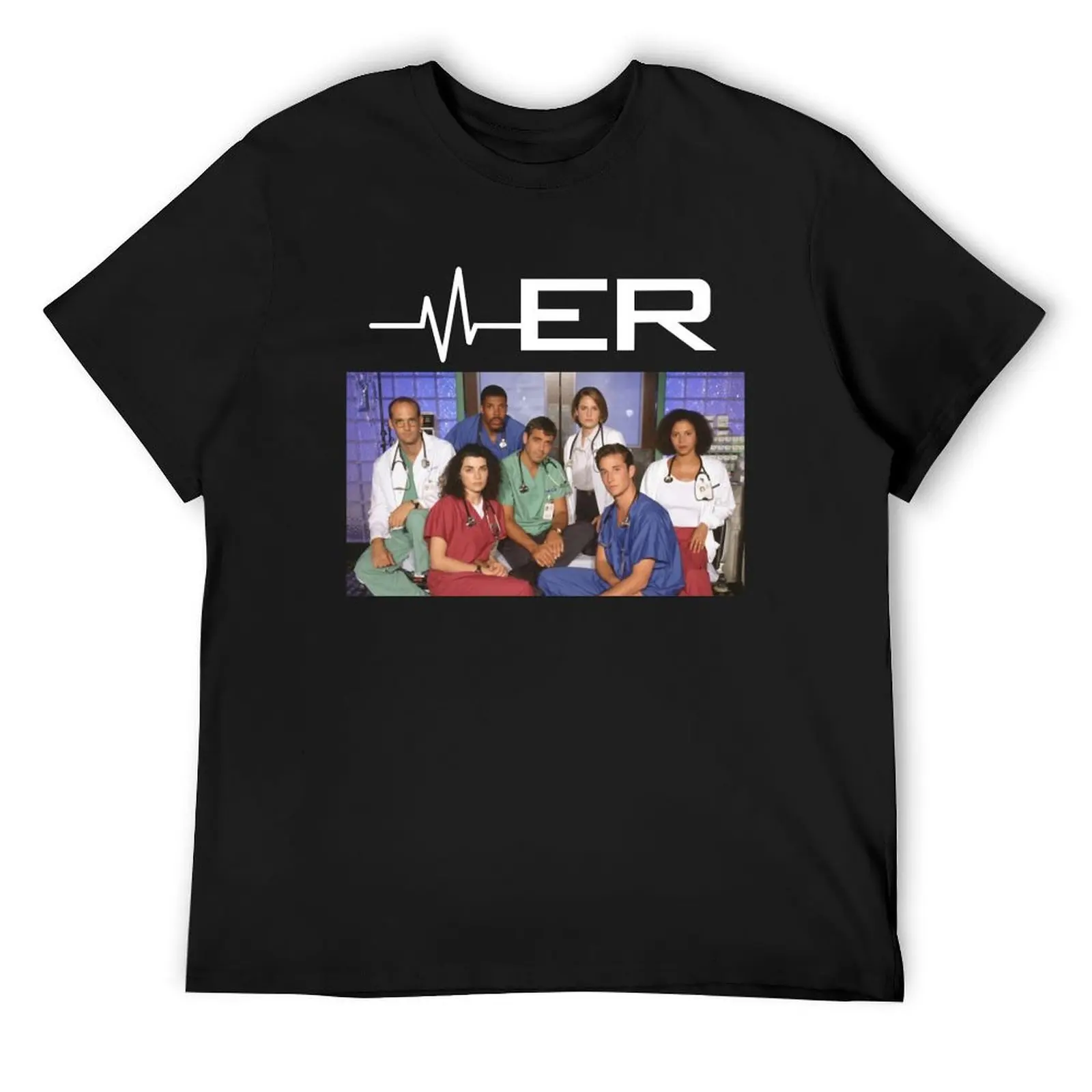 

ER Tv Show T-Shirt quick-drying cotton graphic tees korean fashion sublime funny t shirts men