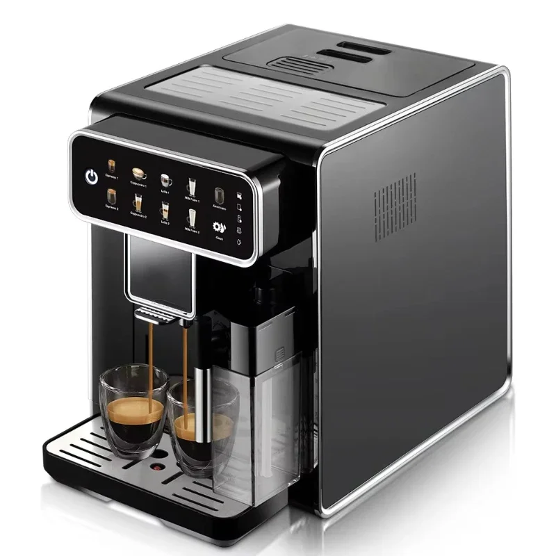 Touch screen cafeteria automatic espresso machine