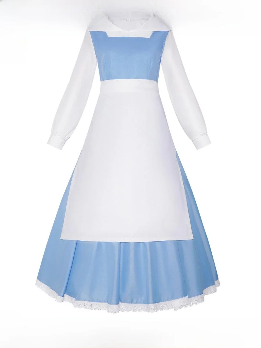 

Princ Maid Outfit Performance loween Lolita Cosplay Costume National Stage Costume Cotton Material Women's Faion