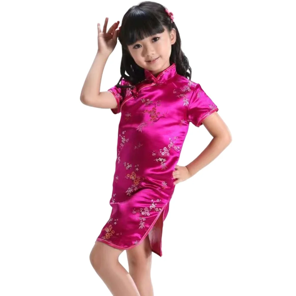 

Kids Clothes Children's Clothing Hanfu Uniform Ethnic Style Traditional Girl Qipao Dress Cheongsams Dress Cosplay Costumes
