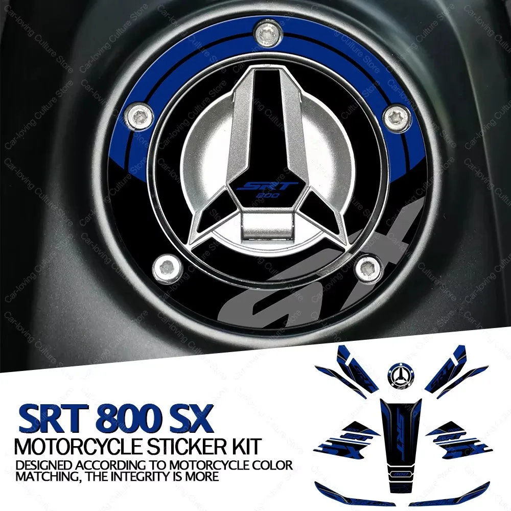 

For QJ Motor SRT 800 SX Motorcycle Accessories Tank Pad 3D Gel Epoxy Resin Stickers Kit Anti-Slip Waterproof Sticker