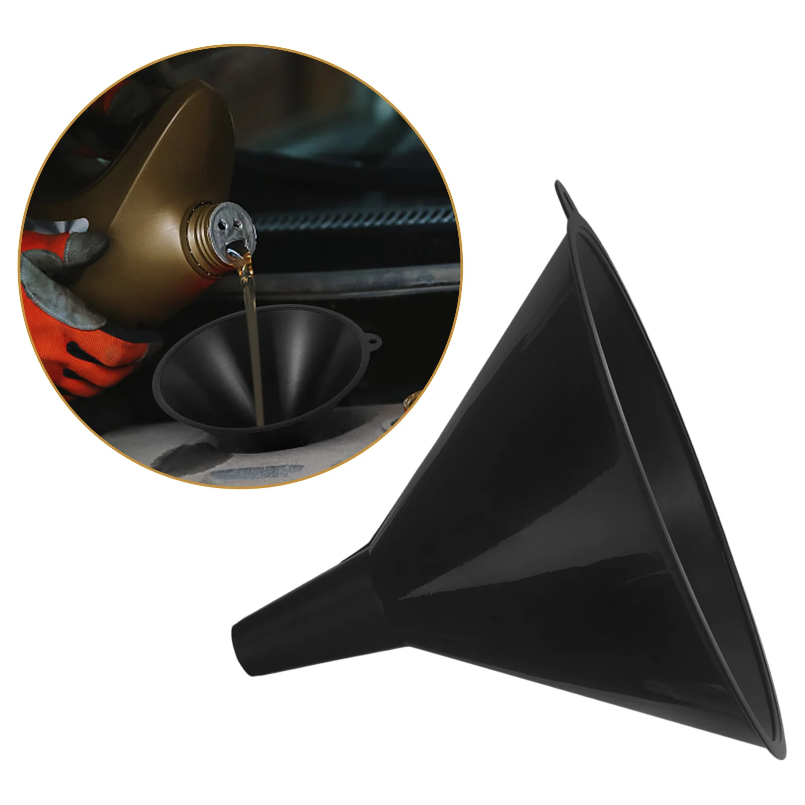

3pcs Plastic Automotive Funnel For Fuel Oil Change Transmission Fluid Capless Gas Tank Replacement Flexible Funnels Car Repair