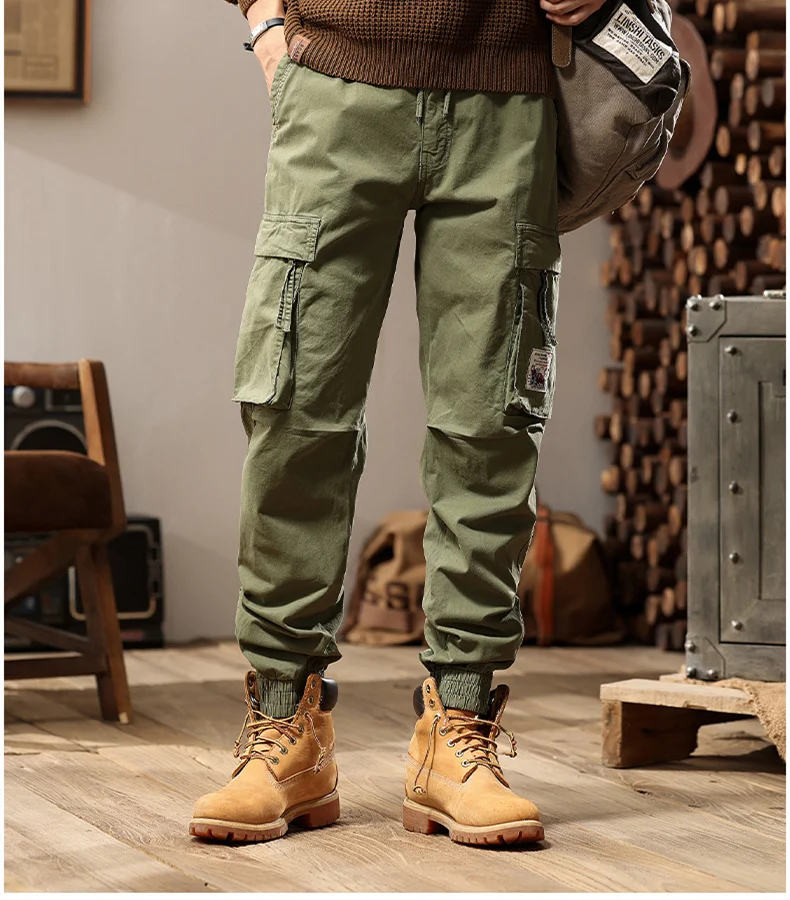 

2023 Autumn Season New Youth Fashion Mountaineering Outdoor Trendy Workwear Pants for Men's Casual Versatile Workwear Pants