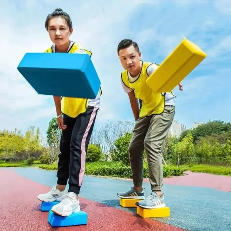 Color Foam Stepping Stones River Crossing Challenge Kids Adults Balance Training Team Building Outdoor Sports Party Mini Gift