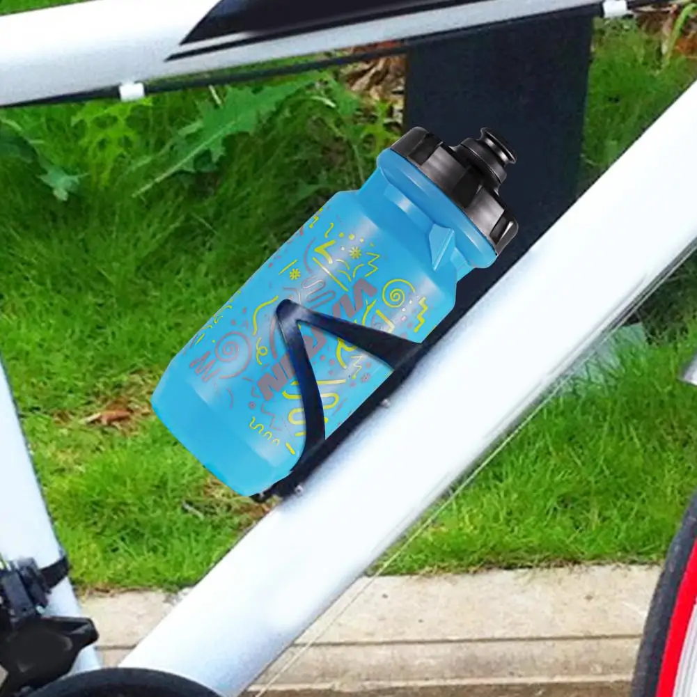 550ml Cycling Water Bottle Portable Leakproof Lightweight Convex Design Bicycle Water Bottle Cycling Equipment