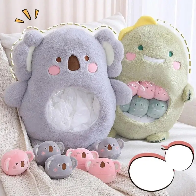 

M76C Stuffed Furry Banana Soft Toy Carrot Gift Stress Toy Animal for Girl