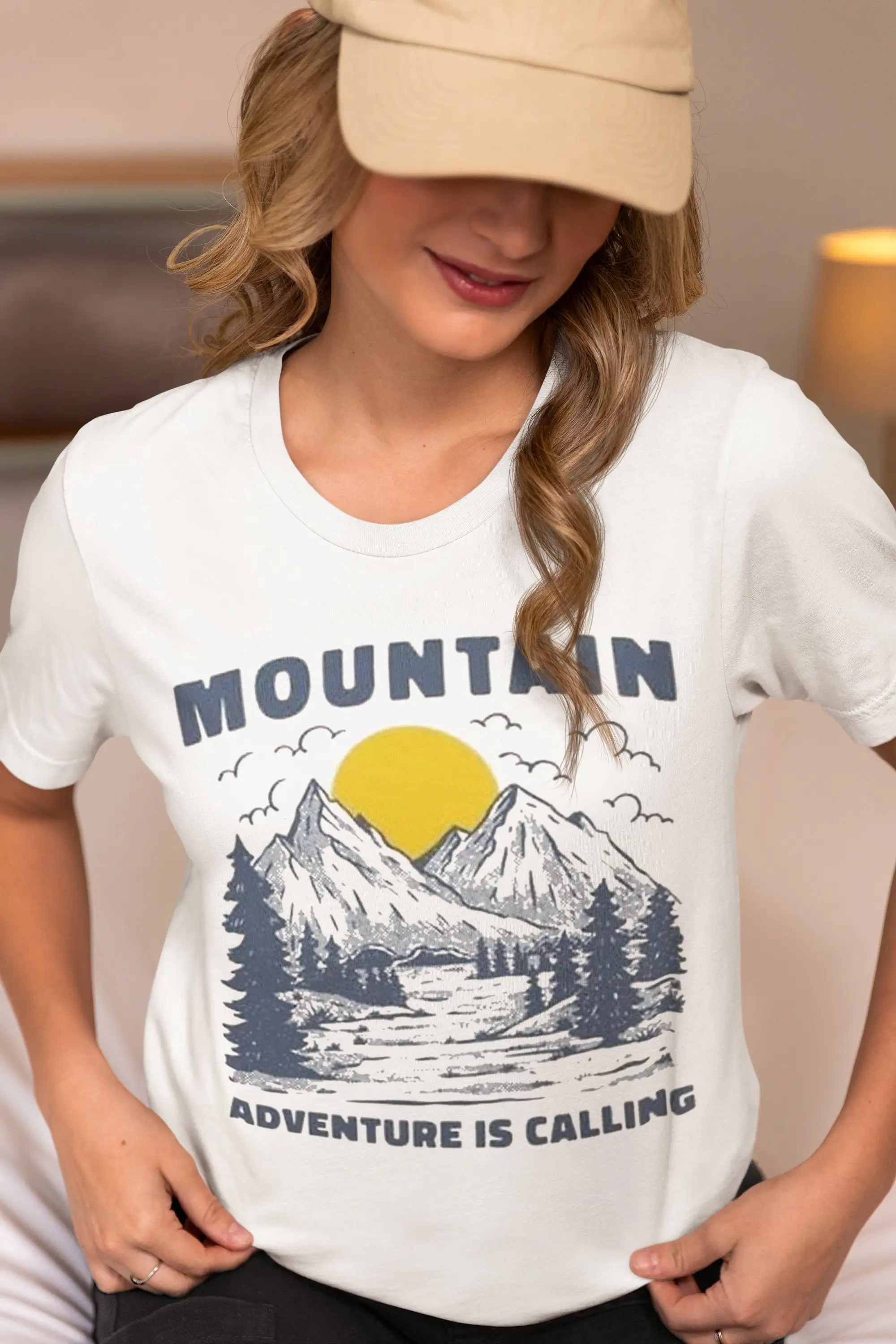 Moutian Adventure Is Calling T Shirt Retro Vintage Birthday Design For Friend