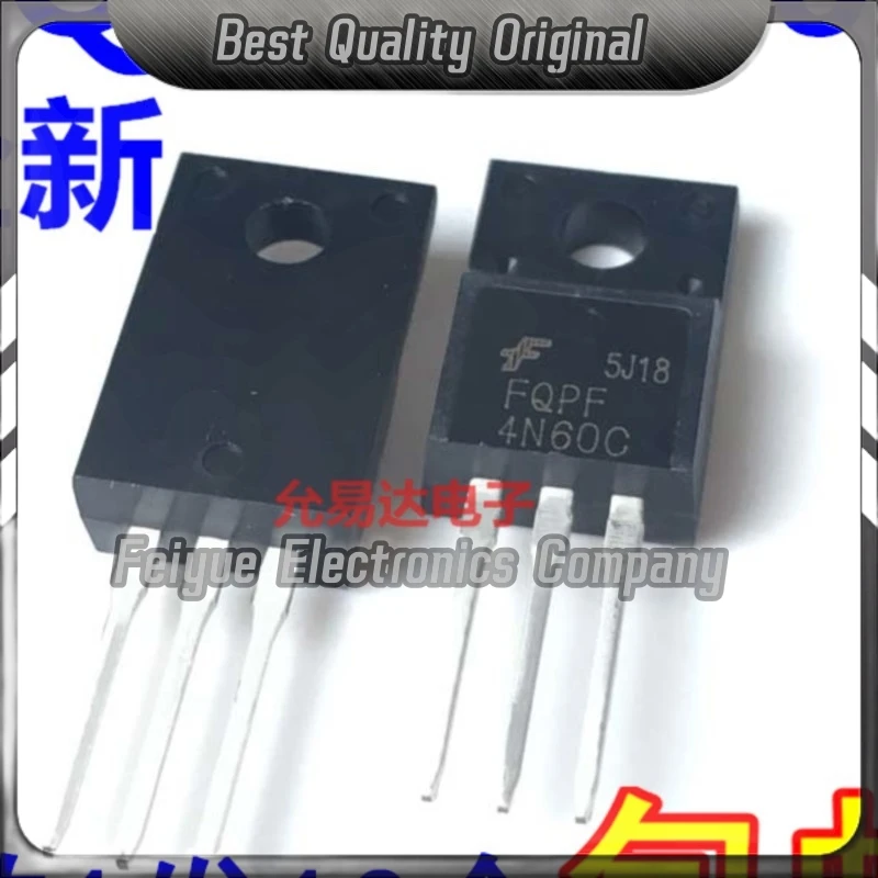 5PCS-20PCS  FQPF4N60C TO-220F 4A 600V MOSFET108 Best Quality Imported Original