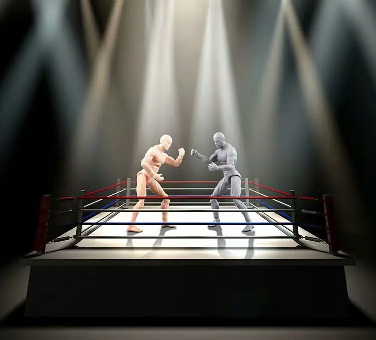 في صندوق البيع بالتجزئة جودة عالية BODY KUN/BODY CHAN Pose Play 3.75 ''PVC عمل الشكل تحصيل لعبة مجسمة 10 سنتيمتر #3