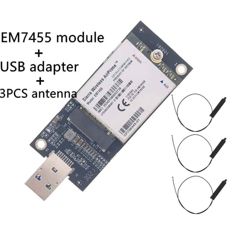Módulo usb em7455 dw5811e 4g lte fd/td lte catSH para e7270 e7470 e7370 e5570 e5470