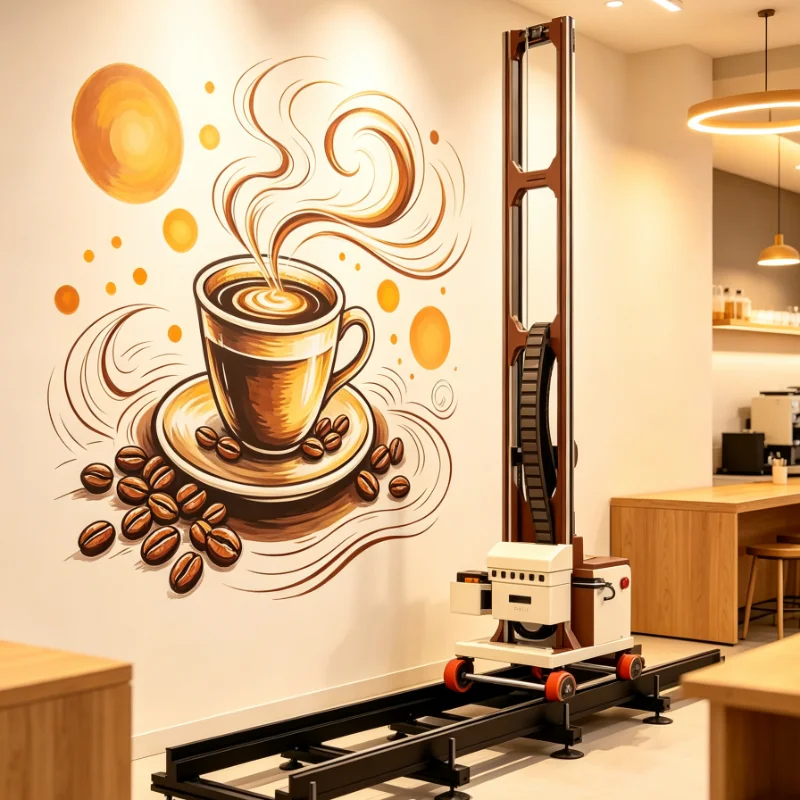 Customized Vertical Printer 3D Wall Machine Inkjet Technology Waterproof Durable Scratch Resistant Art