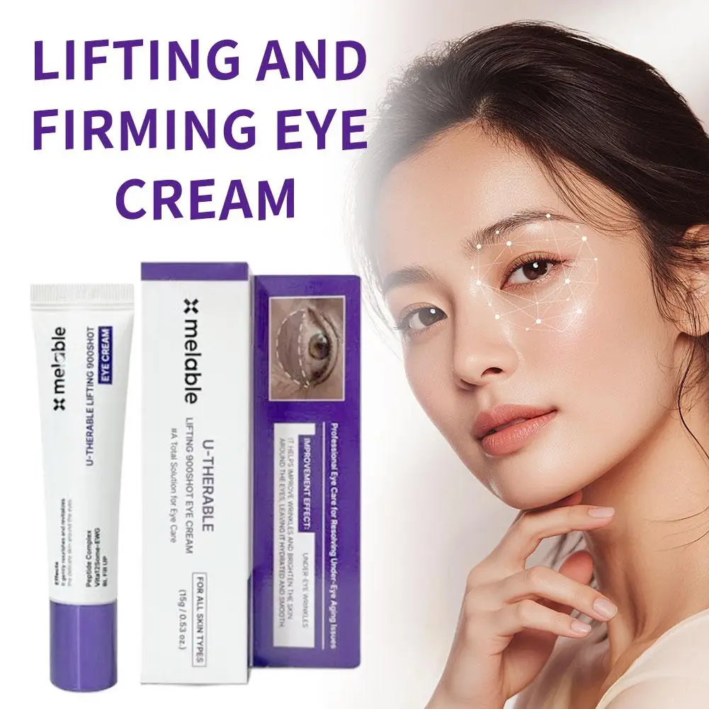 Crema para Ojos U-Therable Lifting 900 Shot de 15 ml - Antiarrugas y Reafirmante para Párpados Caídos, Hinchazón y Ojeras