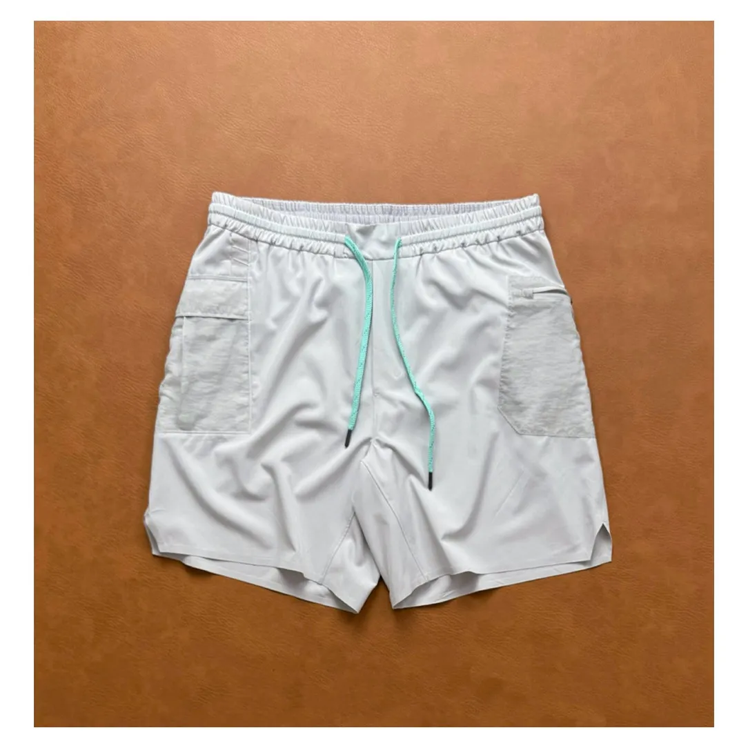

Summer cool "breathable laser punching" "pressed glue sunscreen, quick-drying outdoor sports shorts