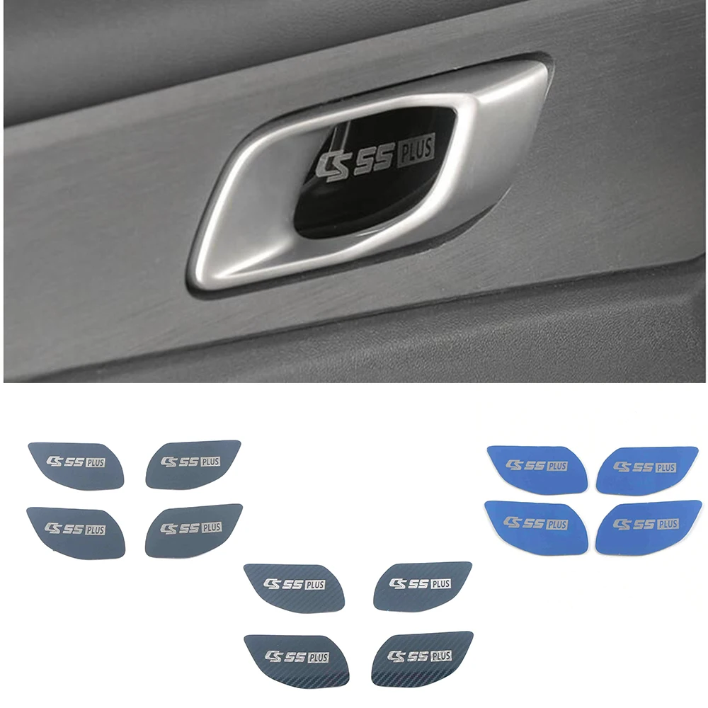 

Stainless Car inner door Bowl protector frame Cover Decor Stickers Panel 2022 2023 2024 For Changan CS55 Plus 2 Gen Accessories