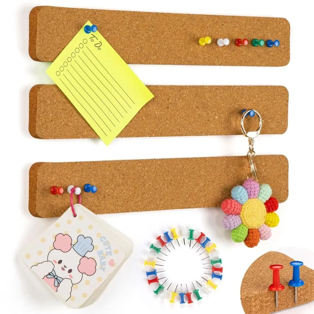 

Cork Material Self Adhesive Cork Board Self Adhesive Frameless Pushpin Cork Board Removable Cork Bulletin Board