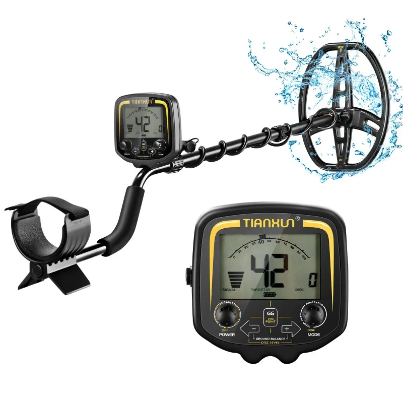 TX-850 Gold Metal Detector High Performance Underground Treasure Hunter TX850 LCD Screen Display Super Stable Modes New